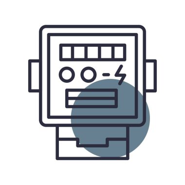  Electric Meter Creative Icons Desig