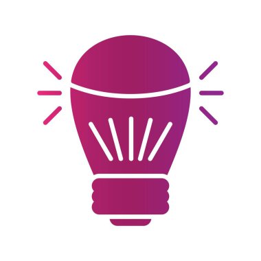 Led Lamp Creative Icons Desig