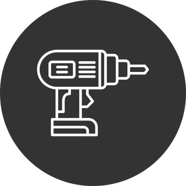 Hand Drill Creative Icons Desig