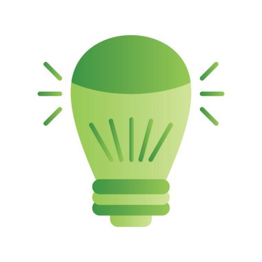 Led Lamp Creative Icons Desig