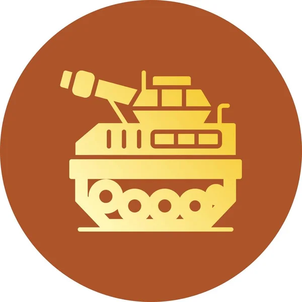 Tank Creative Icons Desig — Vector de stoc
