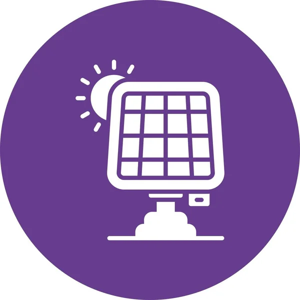 Solar Panel Creative Icons Desig — Wektor stockowy