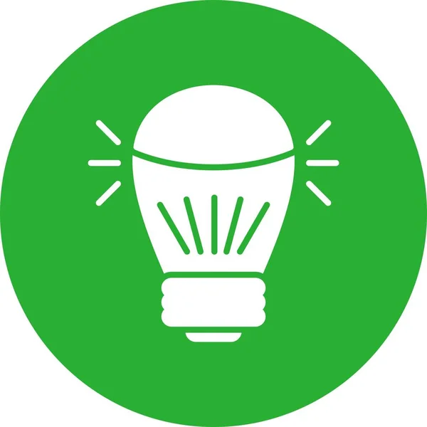 Led Lamp Creative Icons Desig — Stockvektor