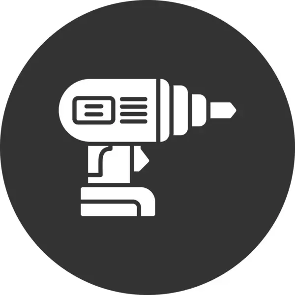 Hand Drill Creative Icons Desig — Stockový vektor