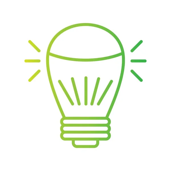 Led Lamp Creative Icons Desig — Stok Vektör