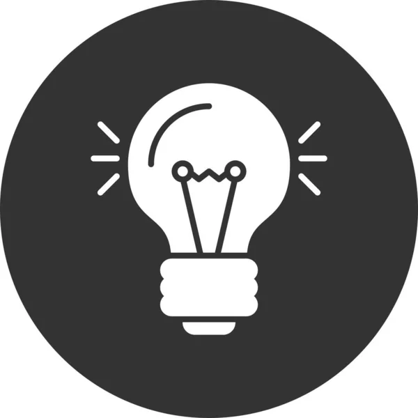 Light Bulb Creative Icons Desig — Vettoriale Stock