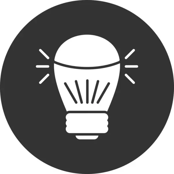 Led Lamp Creative Icons Desig — Vettoriale Stock