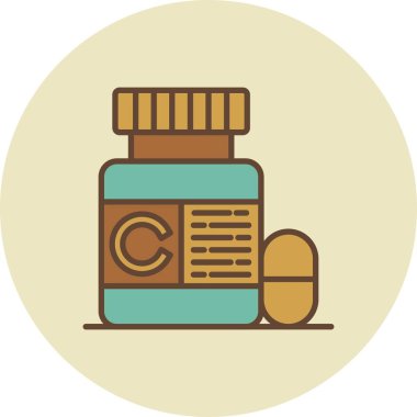 Vitamins Creative Icons Desig