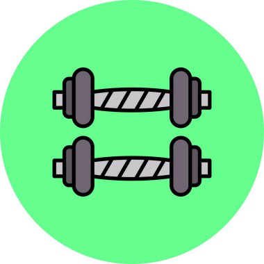 Dumbbells Creative Icons Desig