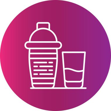 Cocktail Shaker Creative Icons Desig