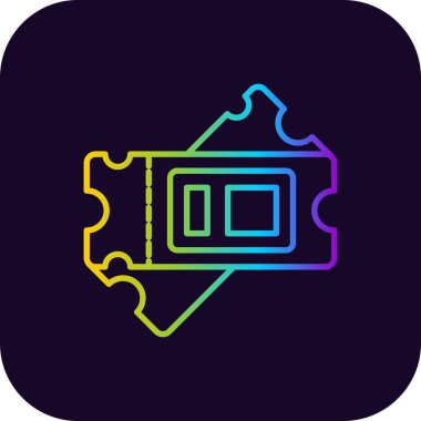 Ticket Creative Icons Desig