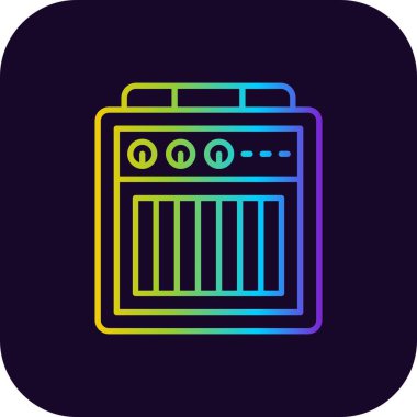 Amplifier Box Creative Icons Desig