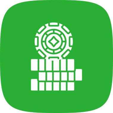 Casino Chip Creative Icons Desig
