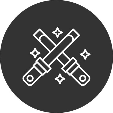 Glow Sticks Creative Icons Desig