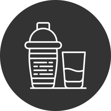Cocktail Shaker Creative Icons Desig