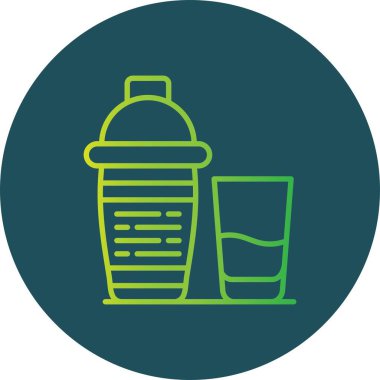 Cocktail Shaker Creative Icons Desig
