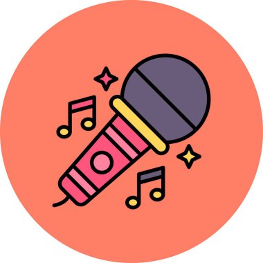 Karaoke Creative Icons Desig