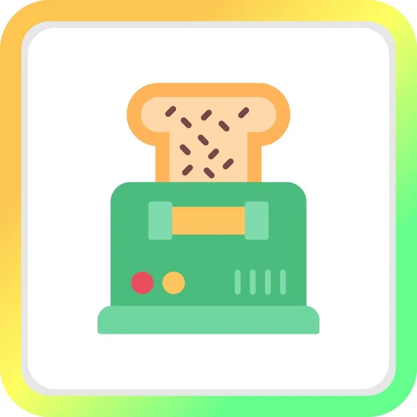 Toaster Creative Icons Desig — Stok Vektör