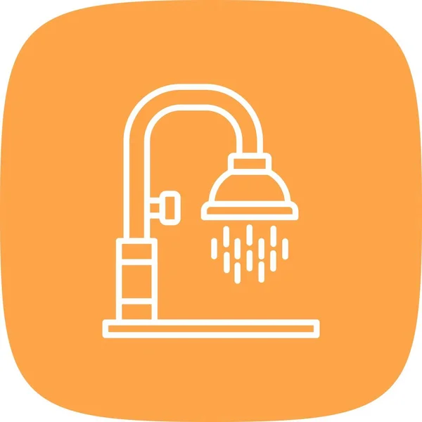 Shower Creative Icons Desig — Vetor de Stock