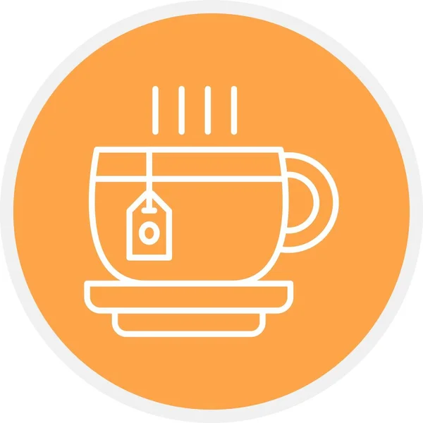 Tea Creative Icons Desig — Stockový vektor