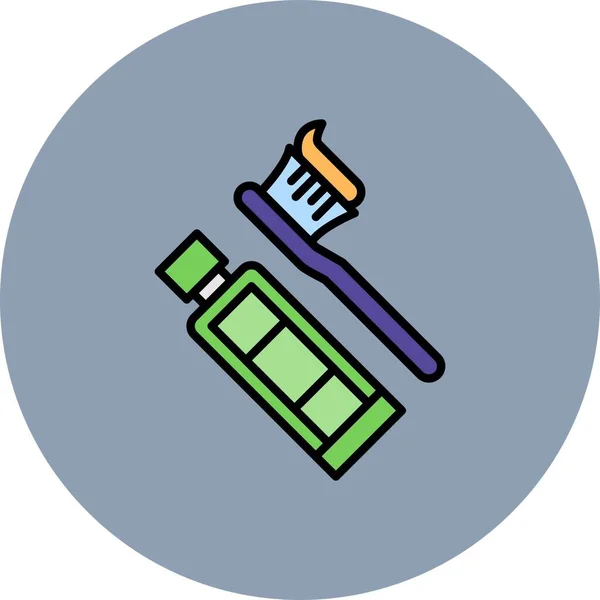 Toothbrush Creative Icons Desig — Stockvector