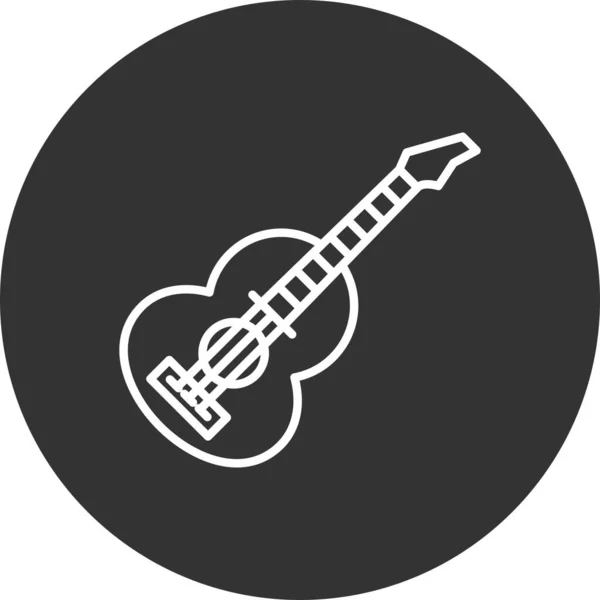 Гітара Творчі Іконки Демонструвати — стоковий вектор