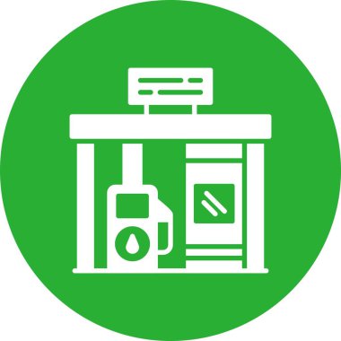 Gas Station Creative Icons Desig