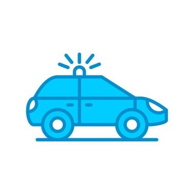 Police Car Creative Icons Desig