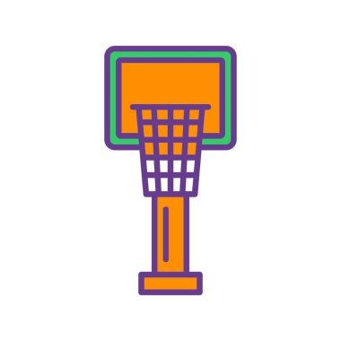  Basketbol Hoop Yaratıcı Simgeler Tasarımı