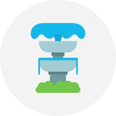 Fountain Creative Icons Desig