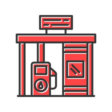 Gas Station Creative Icons Desig