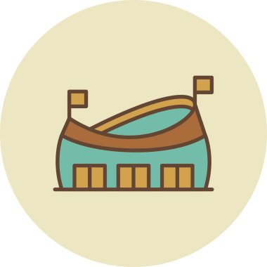  Stadium Creative Icons Desig