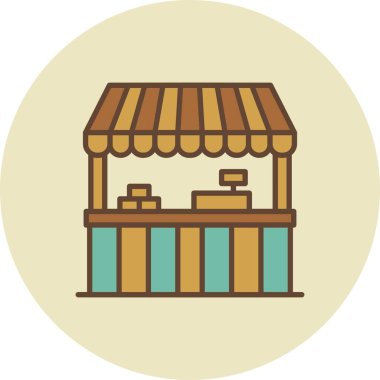 Street Shop Creative Icons Desig