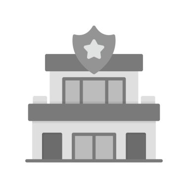  Police Station Creative Icons Desig