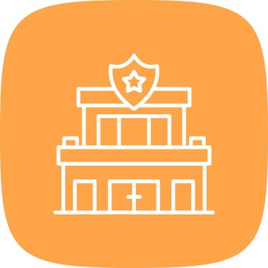  Police Station Creative Icons Desig