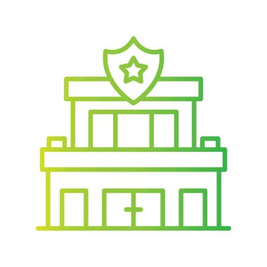  Police Station Creative Icons Desig