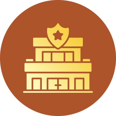  Police Station Creative Icons Desig