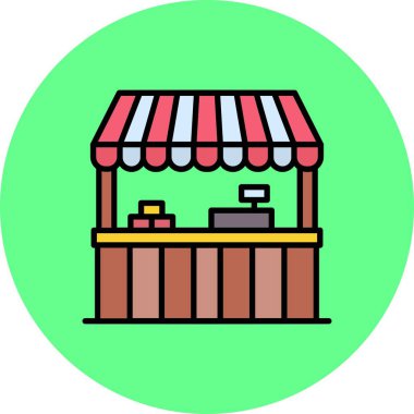 Street Shop Creative Icons Desig