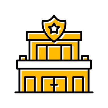  Police Station Creative Icons Desig