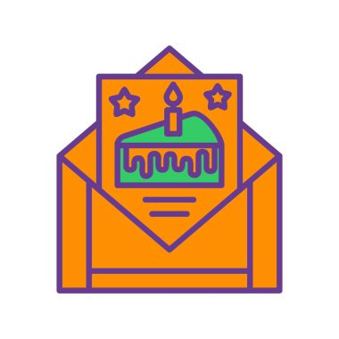 Birthday Card Creative Icons Desig