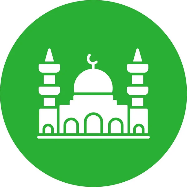 Kreative Ikonen Der Moschee — Stockvektor