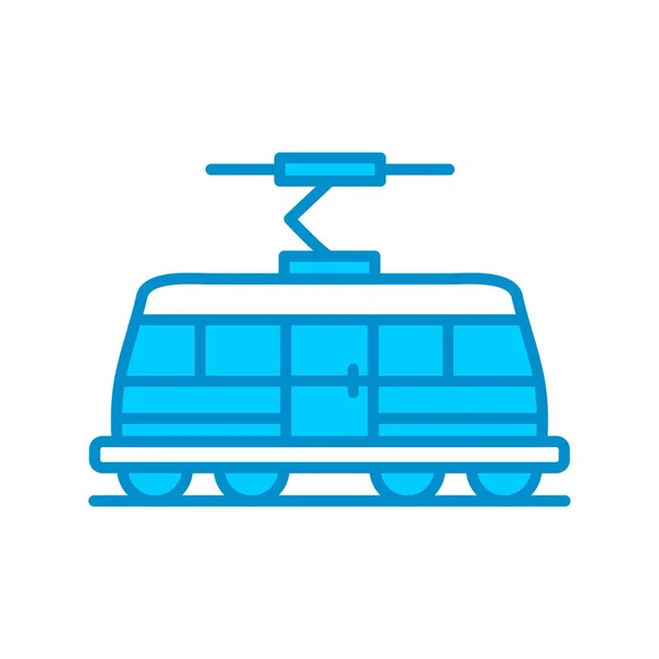 Tram Creative Icons Desig — Stockvector