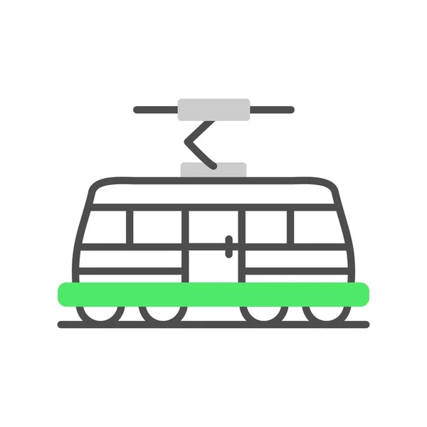 Tram Creative Icons Desig — Archivo Imágenes Vectoriales