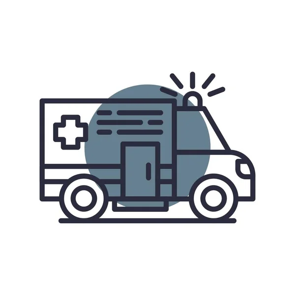 Ambulance Creative Icons Desig — Stok Vektör