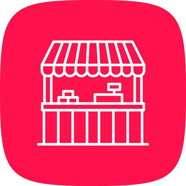 Street Shop Creative Icons Desig — Stockvector