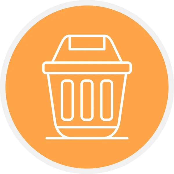 Dumpster Creative Icons Desig — Vector de stock