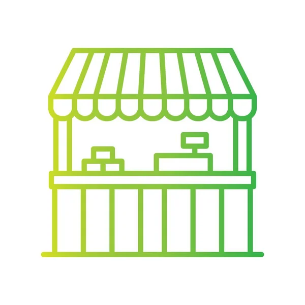 Street Shop Icônes Créatives Desig — Image vectorielle