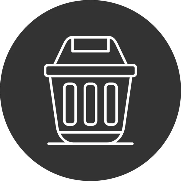 Dumpster Creative Icons Desig — Vector de stock