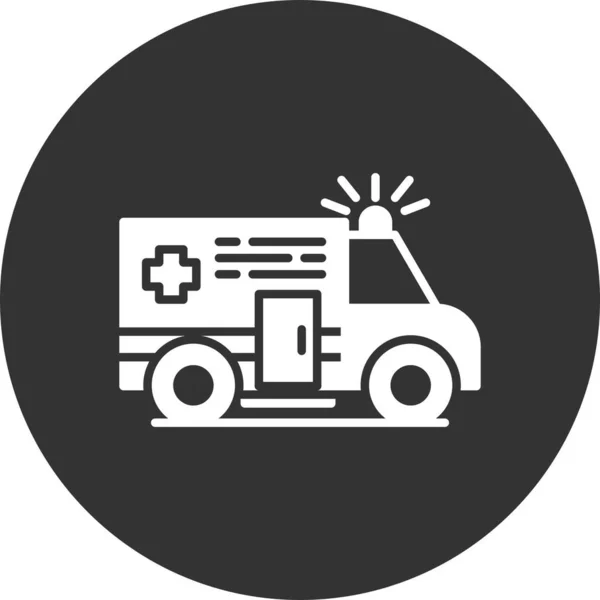 Ambulance Creative Icons Desig — Stock vektor