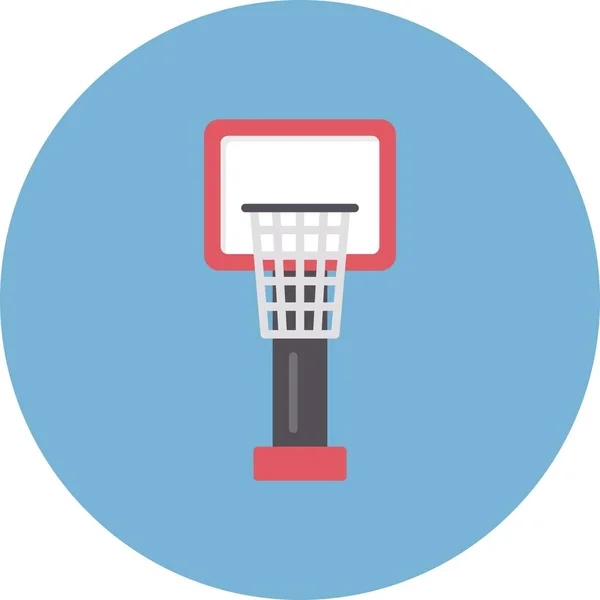 Basketball Hoop Creative Icons Desig — Archivo Imágenes Vectoriales